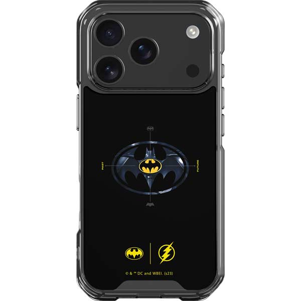 DC Comics The Flash Movie: Batman Multiverse Logos iPhone 17 Pro Clear Case