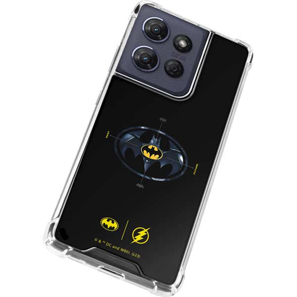 DC Comics The Flash Movie: Batman Multiverse Logos Moto G 5G (2025) Clear Case