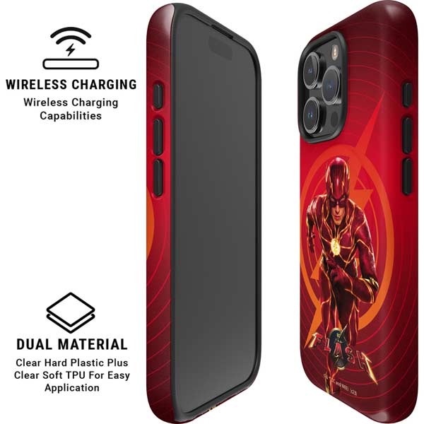 DC Comics The Flash Movie: Flash in Motion iPhone 16 Pro Magsafe Impact Case