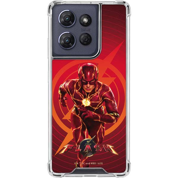 DC Comics The Flash Movie: Flash in Motion Moto G 5G (2025) Clear Case