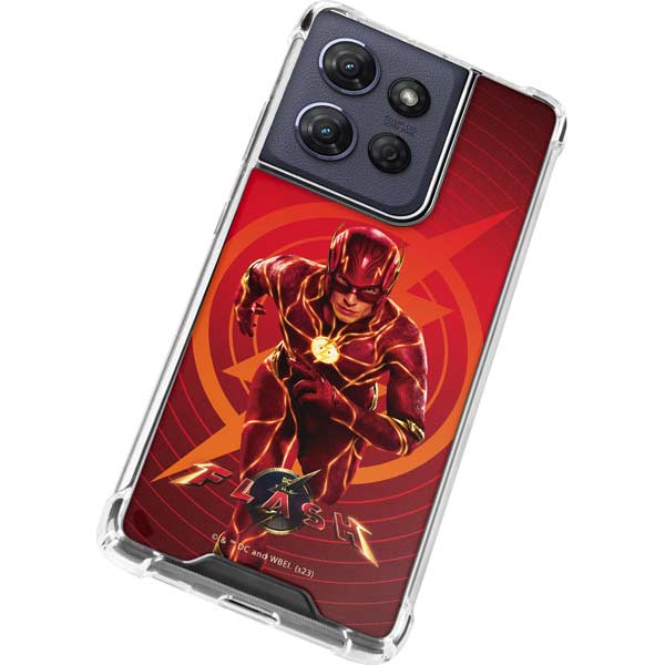 DC Comics The Flash Movie: Flash in Motion Moto G 5G (2025) Clear Case