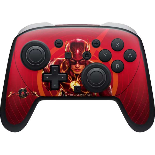 DC Comics The Flash Movie: Flash in Motion Nintendo Switch 2 (2025) Pro Controller Skin