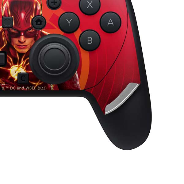 DC Comics The Flash Movie: Flash in Motion Nintendo Switch 2 (2025) Pro Controller Skin