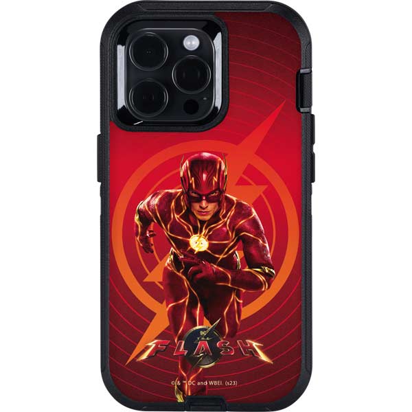 DC Comics The Flash Movie: Flash in Motion Otterbox Defender iPhone Skin