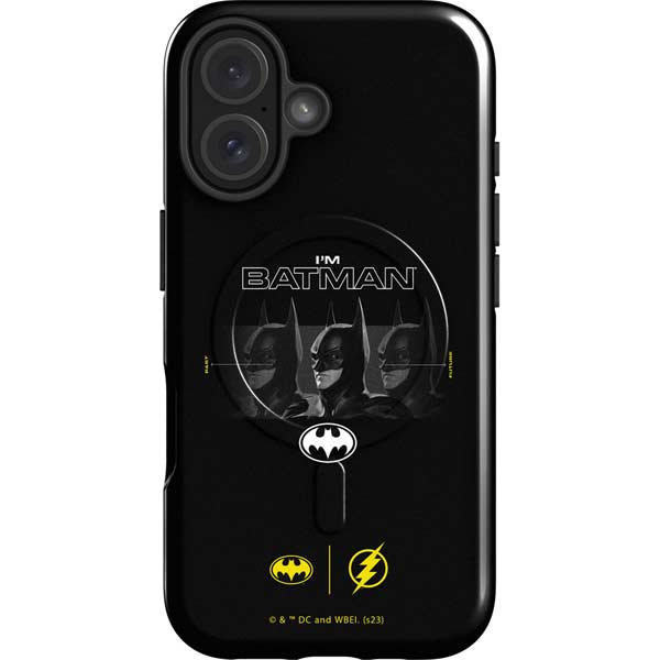 DC Comics The Flash Movie: I am Batman Past to Future iPhone 16 Magsafe Impact Case