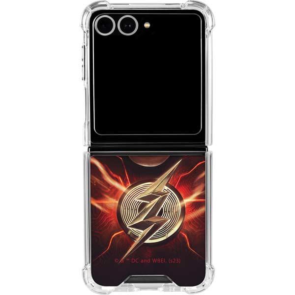 DC Comics The Flash Movie: The Flash Poster Galaxy Z Flip7 Clear Case