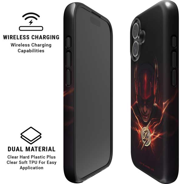 DC Comics The Flash Movie: The Flash Poster iPhone 16 Magsafe Impact Case