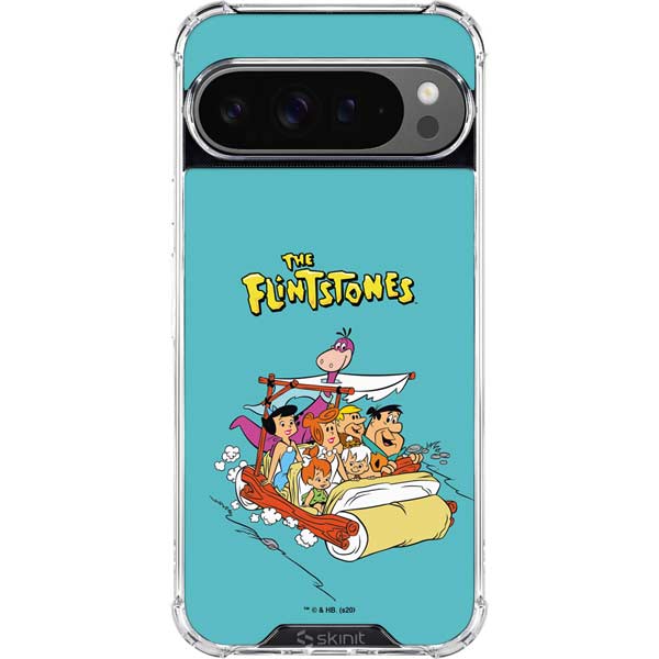 The Flintstones and Rubbles Google Pixel 10 Pro Clear Case