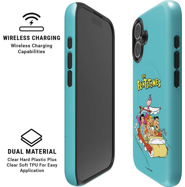 The Flintstones and Rubbles iPhone 17 Magsafe Impact Case
