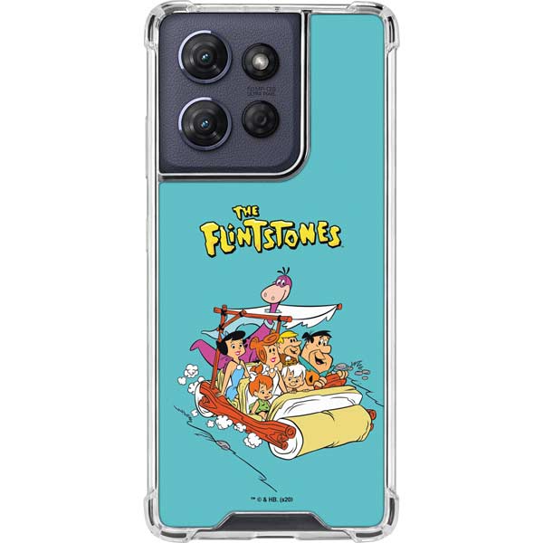 The Flintstones and Rubbles Moto G 5G (2025) Clear Case