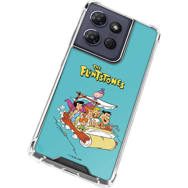 The Flintstones and Rubbles Moto G 5G (2025) Clear Case