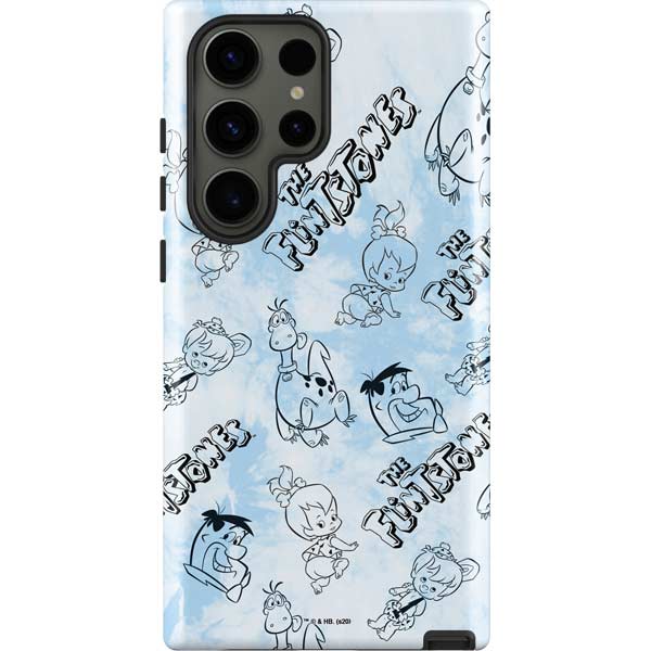 The Flinstones The Flintstones Tie Dye Print Galaxy S23 Ultra Pro Case