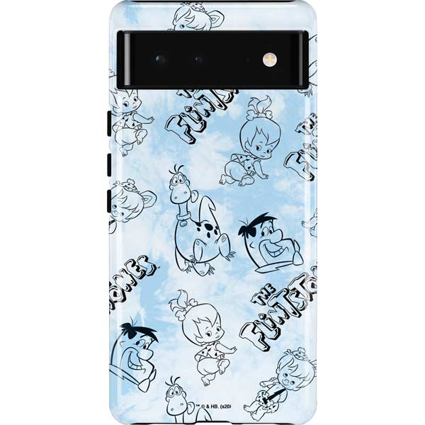 The Flinstones The Flintstones Tie Dye Print Pixel Cases