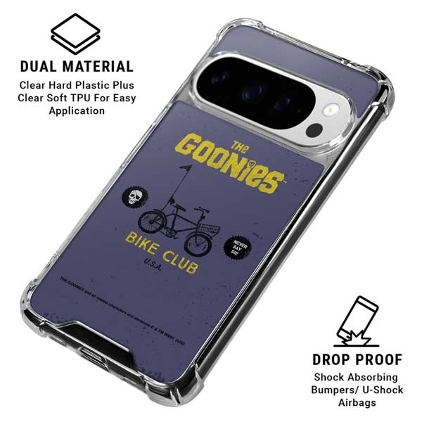 Warner Bros The Goonies (1985) The Goonies Bike Club Google Pixel 10 Pro XL Clear Case
