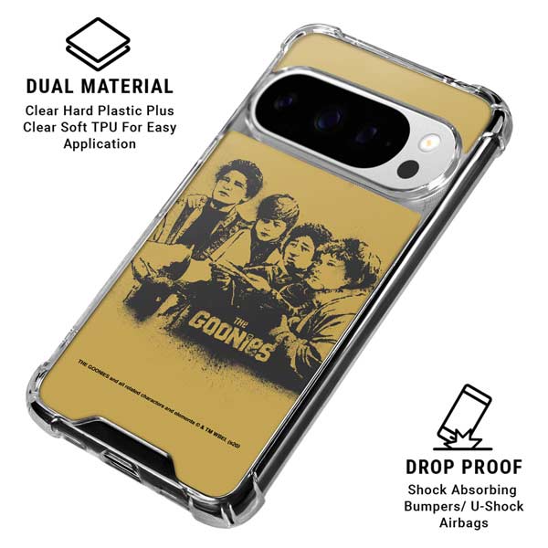 Warner Bros The Goonies (1985) The Goonies Cast Google Pixel 10 Pro XL Clear Case