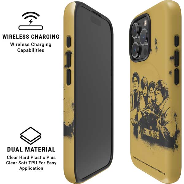 Warner Bros The Goonies (1985) The Goonies Cast iPhone 16 Pro Magsafe Impact Case