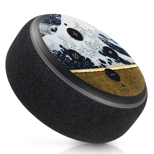 Hokusai The Great Wave off Kanagawa Amazon Echo Dot Skin