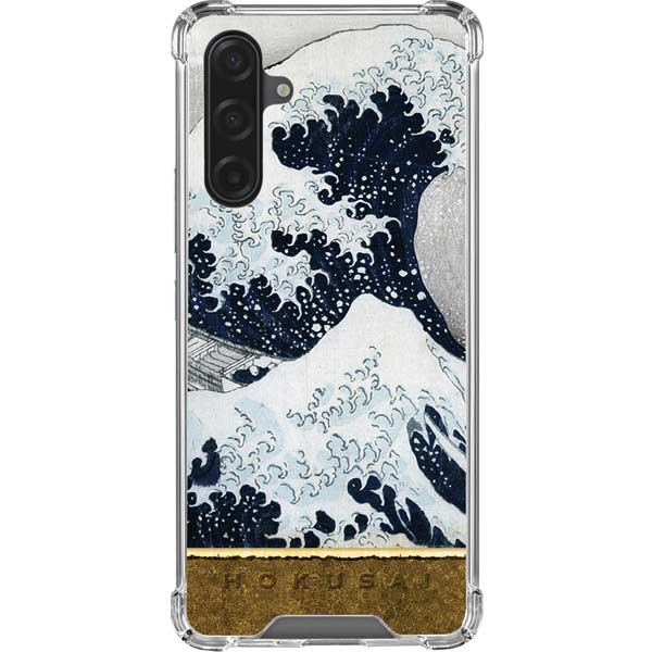 The Great Wave off Kanagawa by Hokusai Galaxy A17 Clear Case