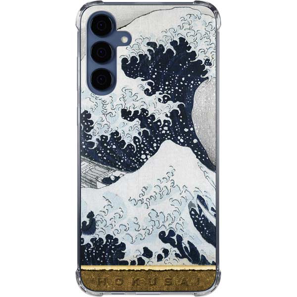 The Great Wave off Kanagawa by Hokusai Galaxy A35 5G Clear Case