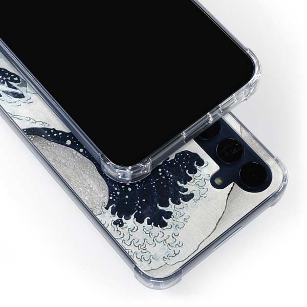 The Great Wave off Kanagawa by Hokusai Galaxy A35 5G Clear Case