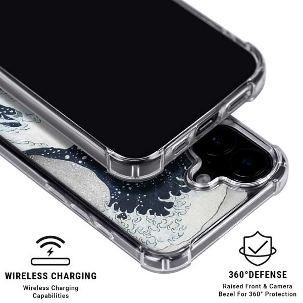 The Great Wave off Kanagawa by Hokusai iPhone 16 Plus MagSafe Case