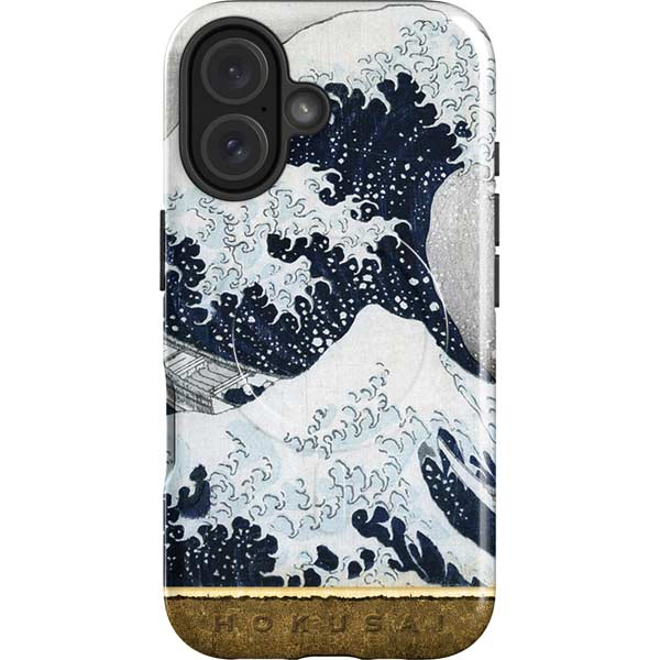 The Great Wave off Kanagawa by Hokusai iPhone 16 Plus Magsafe Impact Case
