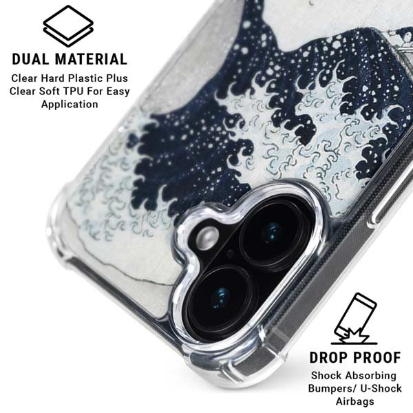 The Great Wave off Kanagawa by Hokusai iPhone 17 MagSafe Case