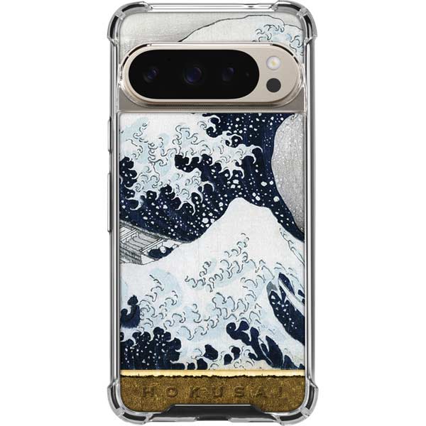 The Great Wave off Kanagawa by Hokusai Pixel 9 Pro XL Clear Case