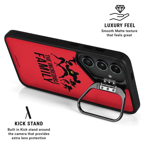 Disney The Incredibles Family Sillhouette Galaxy S26 Kickstand Case