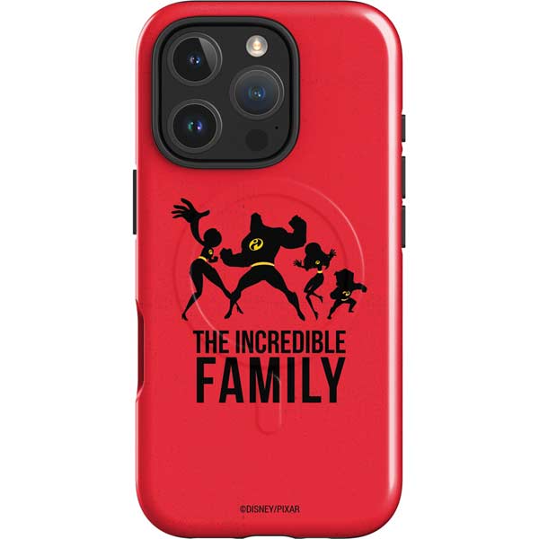 Disney The Incredibles Family Sillhouette iPhone 16 Pro Max Magsafe Impact Case