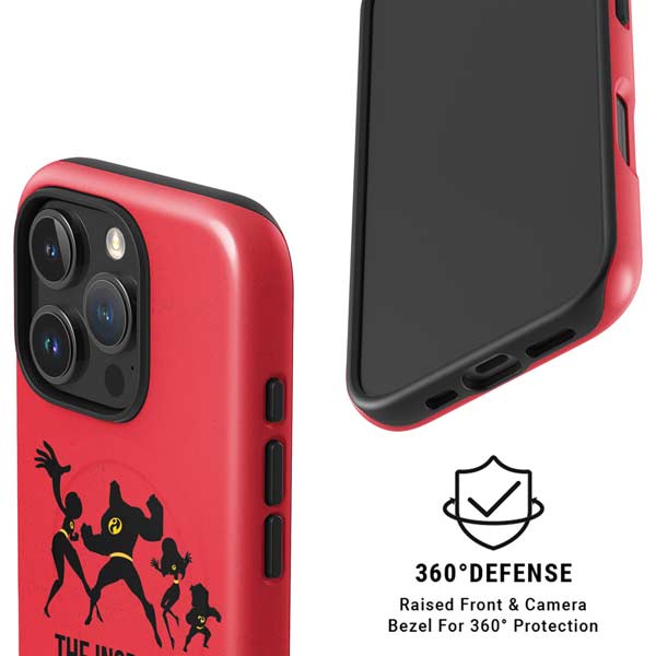 Disney The Incredibles Family Sillhouette iPhone 16 Pro Max Magsafe Impact Case