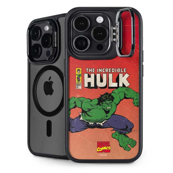 Marvel Classic Comics The Incredible Hulk iPhone 14 Pro Kickstand Case