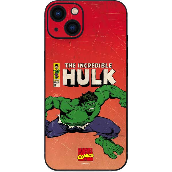 Marvel Classic Comics The Incredible Hulk iPhone 15 Skin