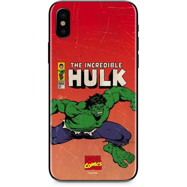 Marvel Classic Comics The Incredible Hulk iPhone XS Skin