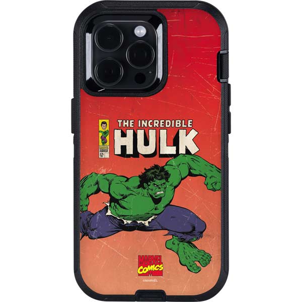Marvel Classic Comics The Incredible Hulk Otterbox Defender iPhone Skin