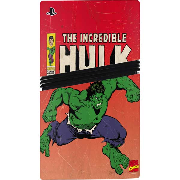 Marvel Classic Comics The Incredible Hulk PS5 Pro Console & Controller ...