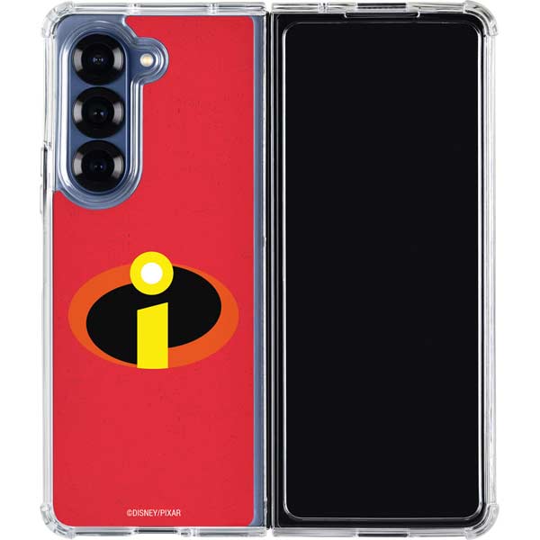 Disney The Incredibles Main Logo Galaxy Z Fold7 Clear Case