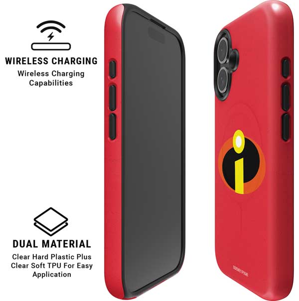Disney The Incredibles Main Logo iPhone 16 Plus Magsafe Impact Case