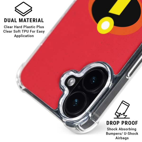 Disney The Incredibles Main Logo iPhone 17 Clear Case