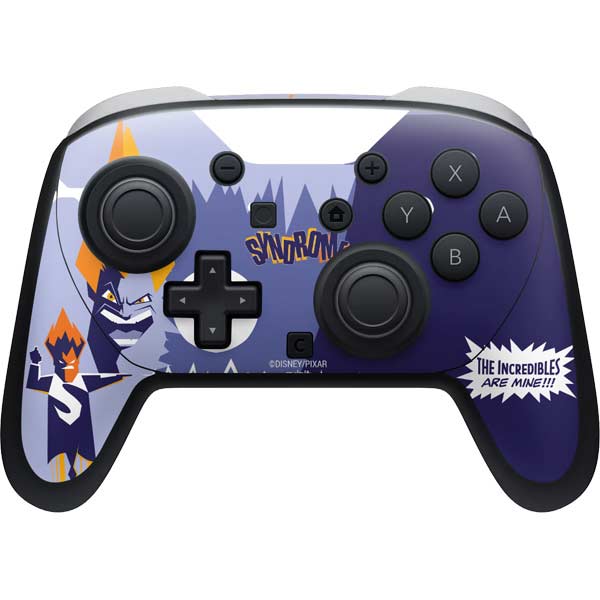 Disney The Incredibles Syndrome Art Nintendo Switch 2 (2025) Pro Controller Skin