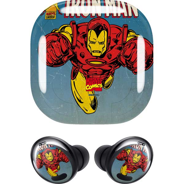 Marvel Classic Comics The Invincible Iron Man Galaxy Buds Pro Skin