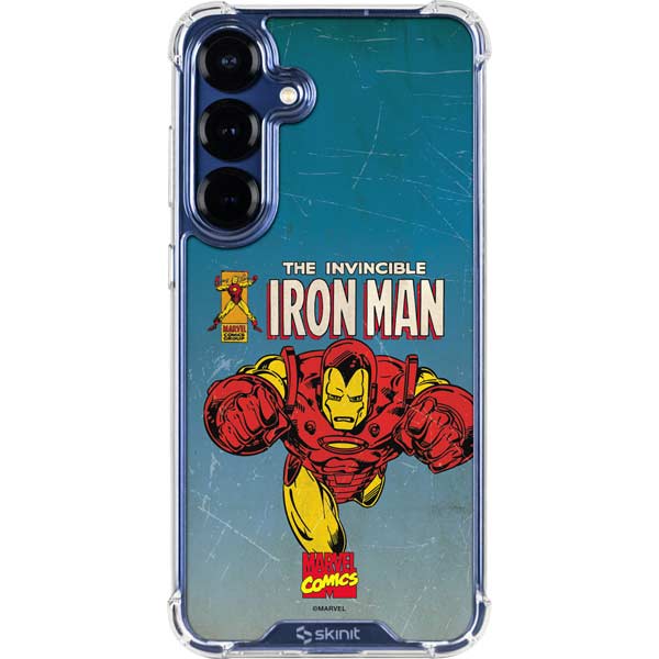 Marvel Classic Comics The Invincible Iron Man Galaxy S25 FE Clear Case