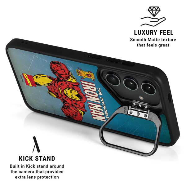 Marvel Classic Comics The Invincible Iron Man Galaxy S26 Ultra Kickstand Case