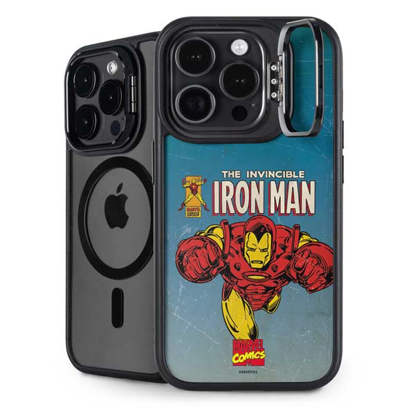 Marvel Classic Comics The Invincible Iron Man iPhone 14 Pro Kickstand Case