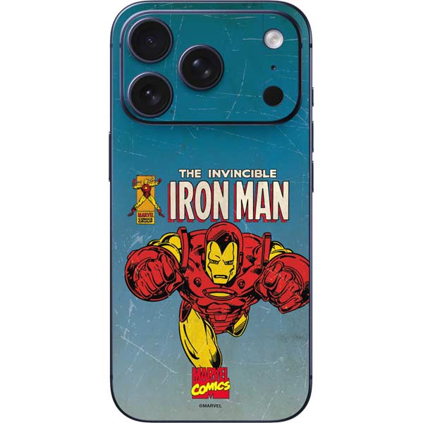 Marvel Classic Comics The Invincible Iron Man iPhone 17 Pro Skin
