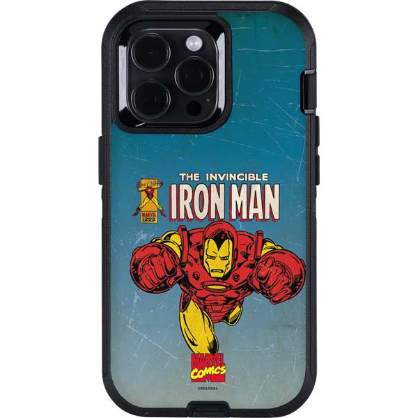 Marvel Classic Comics The Invincible Iron Man Otterbox Defender iPhone Skin
