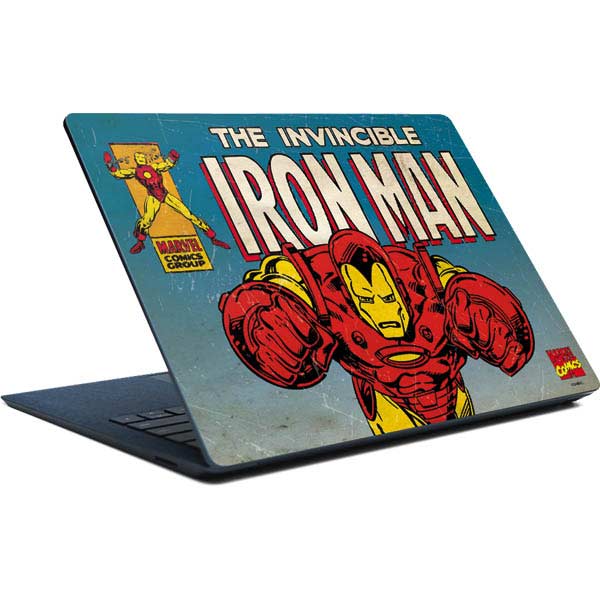Marvel Classic Comics The Invincible Iron Man Surface Laptop Skin