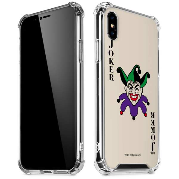 DC Comics The Joker Calling Card iPhone X/XS Clear Case
