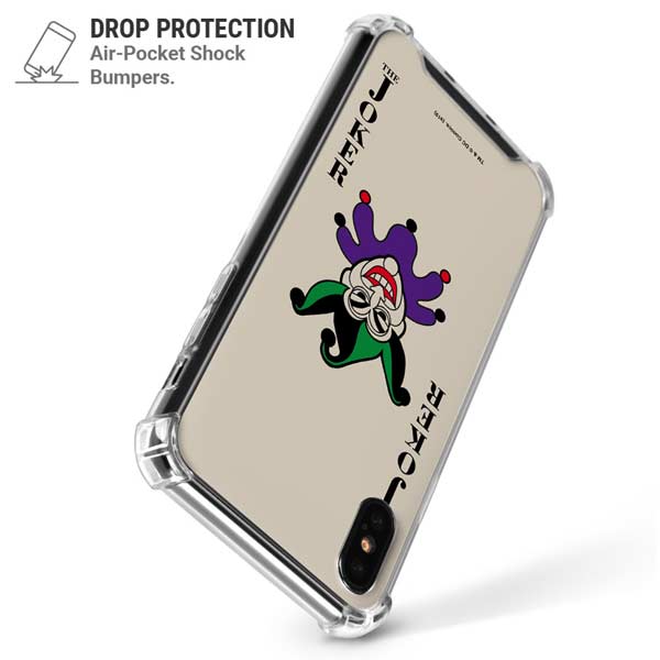 DC Comics The Joker Calling Card iPhone X/XS Clear Case