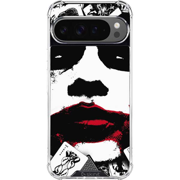 DC Comics The Joker Dark Knight Poster Art Google Pixel 10 Pro Clear Case